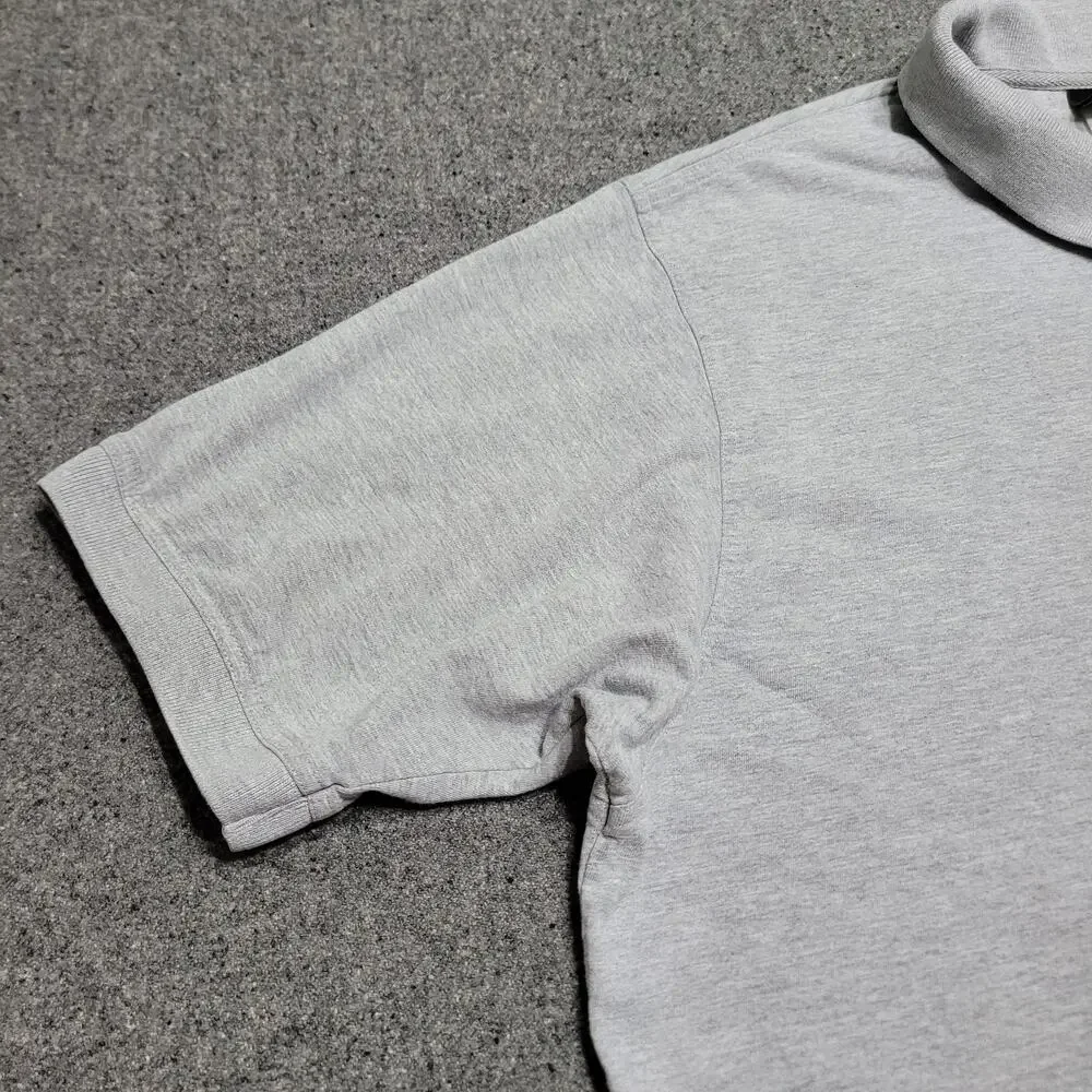 Vintage Y2K Harley Davidson Shirt Men Extra Large Gray Pocket Golf Polo Biggs CA